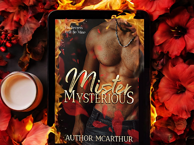 Mister Mysterious Dark Romance Pre-made Book Cover book cover design mockup mockup design