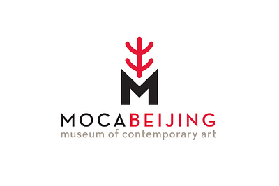 MOCA Beijing branding design graphic design identity illustration logo vector