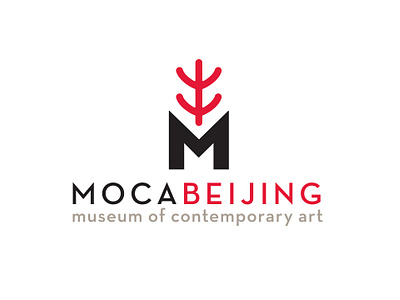 MOCA Beijing branding design graphic design identity illustration logo vector