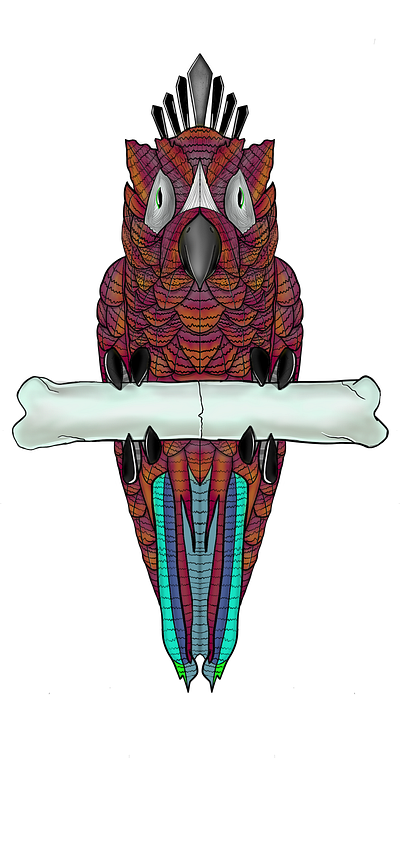 Tropical bird bird branding character crown forest graphic design illustration jungle logo logo design macaw nft parot rainbow tropical vector