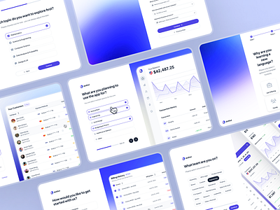 slothUI - World's Laziest Design System - Onboarding Screens UI checkbox ui clean design system figma gradient minimal modern onboarding onboarding card ui onboarding page onboarding screen onboarding ui purple slothui soft tag ui text input ui ui ui kit user onboarding ui