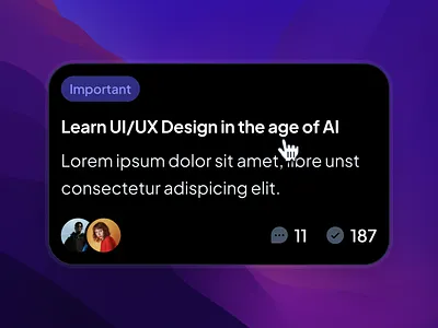 slothUI - World's Laziest Design System - File Upload Mobile UI avatar ui card ui clean dark mode design system figma gradient kanban kanban app kanban card kanban card ui kanban interface kanban ui minimal project management card purple slothui soft ui design ui kit