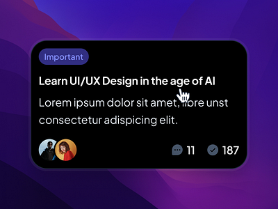 slothUI - World's Laziest Design System - File Upload Mobile UI avatar ui card ui clean dark mode design system figma gradient kanban kanban app kanban card kanban card ui kanban interface kanban ui minimal project management card purple slothui soft ui design ui kit