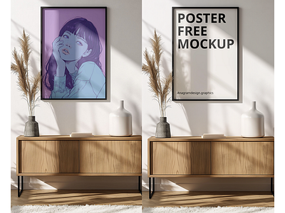 Poster - Free Mockup anagramdesign artwork design free free mockup free template freebie freebies illustration poster mockup movie poster poster mockup psd