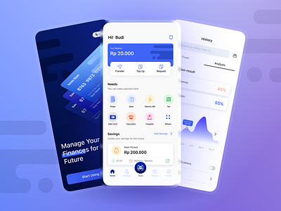 Saldo Bijak | E - Wallet App case study desain mobile exploration graphic design mobile ui ui apps ui desain ux visual desain