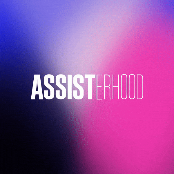 Assisterhood animation branding logo logo animation motion graphics type animation typography