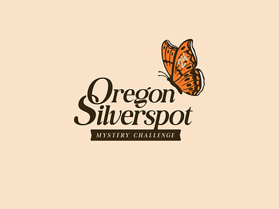 Oregon Silverspot Logo butterfly butterfly branding butterfly design butterfly inspo butterfly logo butterflys event event logo logo logos oregon oregon logo oregon silverspot outdoor logo