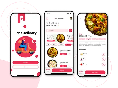 Food Delivery App UI design branding design dribble figma fooddeliveryapp graphic design illustration logo trends ui uidesign ux