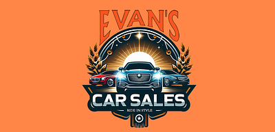 Evan's-Car-Sales-Logo-1600 app branding design graphic design illustration logo logos typography ui vector