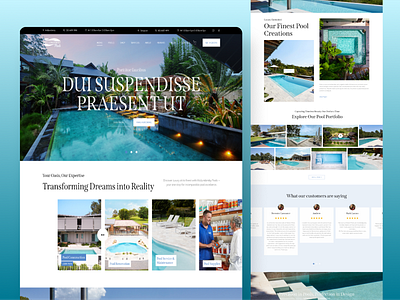 Mullumbimby Pools Website brand design branding design graphic design graphic designer graphics landing page landing page design pool construction pool website pools pools website swimming pool website ui ui design ui elements ux ux design web design website design