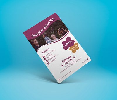 A Simple School Fair Flyer advertisement advertising creative design flyer flyer design graphic design graphic designer print