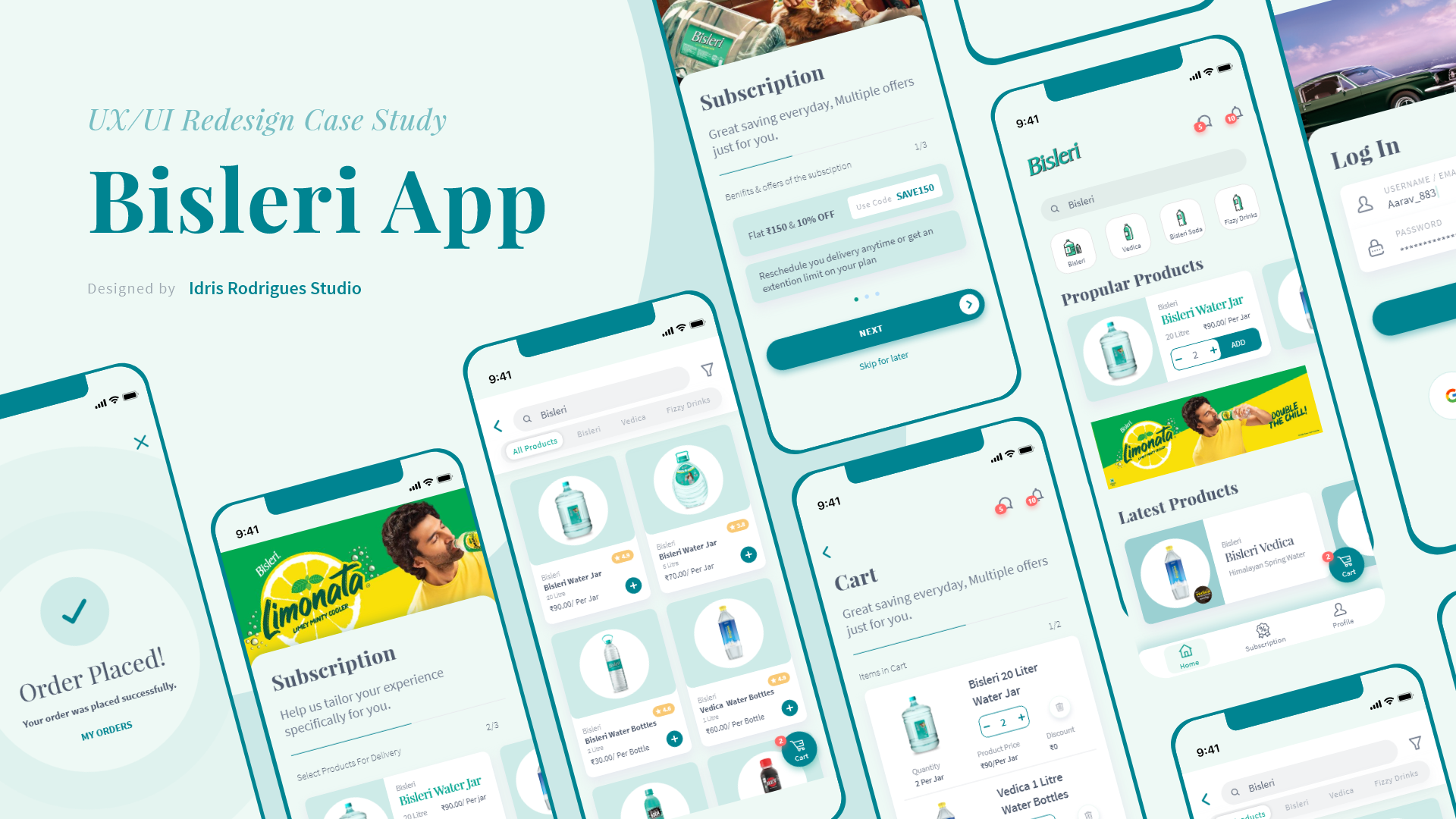 Redesign of Bisleri App app bisleri bisleriappredesign branding casestudy redesign ui userinterface ux uxcasestudy uxui