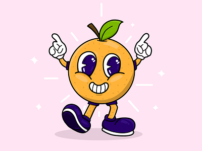 Juicy Orange Mascot graphic design