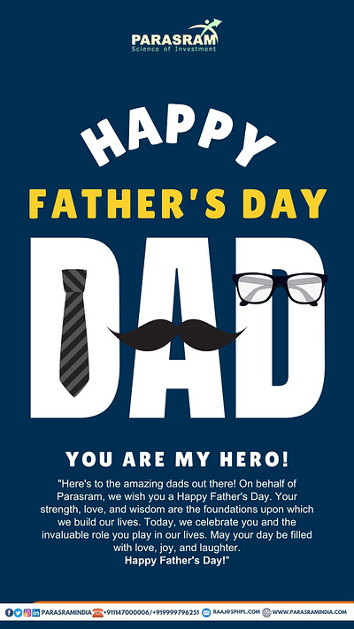 Happy Fathers Day animation branding graphic design motion graphics