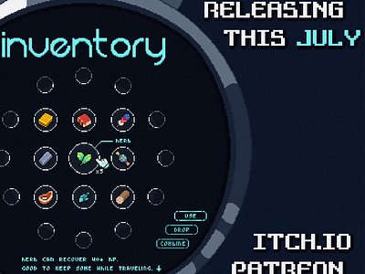 🚀Teaser: Pocket Inventory Smart Watch🚀 16x16 2d animation asset pack branding coming soon design humblepixelofficial pixel art png pocket inventory pocket watch sci fi smart watch sprites ui unity