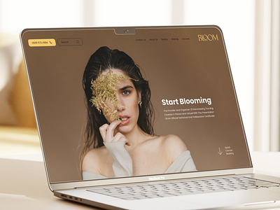 Bloom UI/UX Design app app design brand branding design graphic graphic design logo logo design makeup academy mobile design product design ui uiux uix ux web web design website