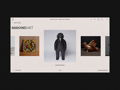 MAKHNO animation architecture art interaction interior nft typography website