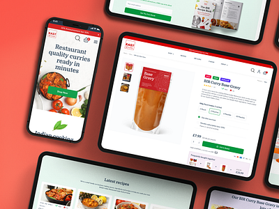 East at Home - E-commerce Design & Development design design development e commerce design food website recipes shopify spices website ui uxui website design