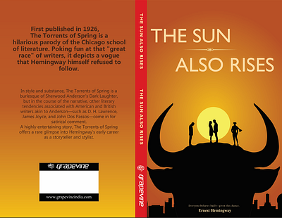 The sun also rises - book cover animation book book cover branding graphic design logo motion graphics ui