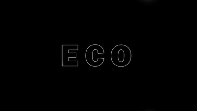 ECO motion graphics 3d animation branding graphic design logo motion graphics ui