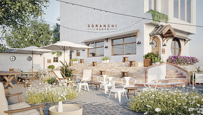 Soranchi Cafe branding graphic design logo