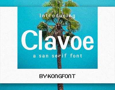 Clavoe - Modern Sans Serif Font branding design font handwritten illustration italic logotype script typeface ui