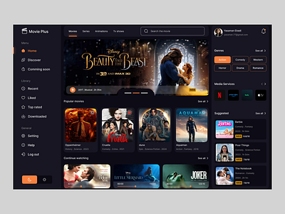 movie dashboard dashboard movie movie dashboard movie web ui ux web web design