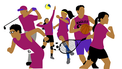 illustration for employ sports' linkedin coverphoto