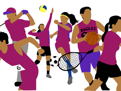 illustration for employ sports' linkedin coverphoto