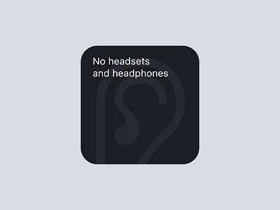 IOS noise checker widget airpods animation headphone ios mobile motion graphics noise ui volume widget
