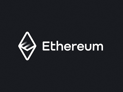 Ethereum Logo Redesign Concept bitcoin blockchain branding coin crypto defi ethereum fintech gem gradient icon identity lepisov letter e lettering logo portal saas token web3