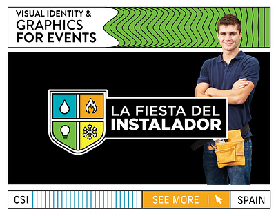 La Fiesta del Instalador branding event design graphic design logo logotype visual identity