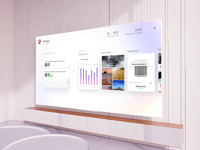 Dashboard Persnolisation 3d animation micro interactions ui user experience design