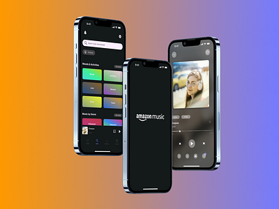 Amazon Music ReDesign amazon amazon music mobile app redesign ui uidesign ux uxdesign