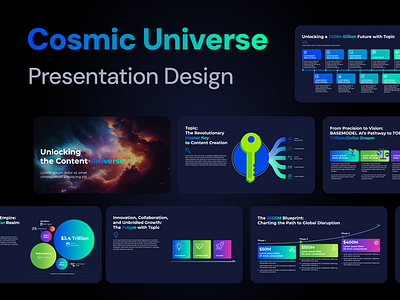 Space and Universe Presentation slide template