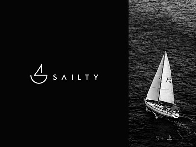 Sailty logo branding graphic design logo logo design