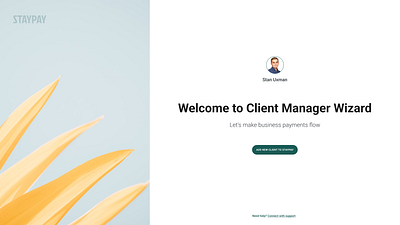 STAYPAY Client Onboarding Flow client onboarding document management files management kyc onboarding flow ux case wizard