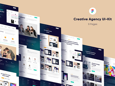 Creative Agency - Website agency creative agency creative agency website landing page ui kit web web design website