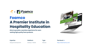 Foamco: UX case study Portfolio graphic design ui user research