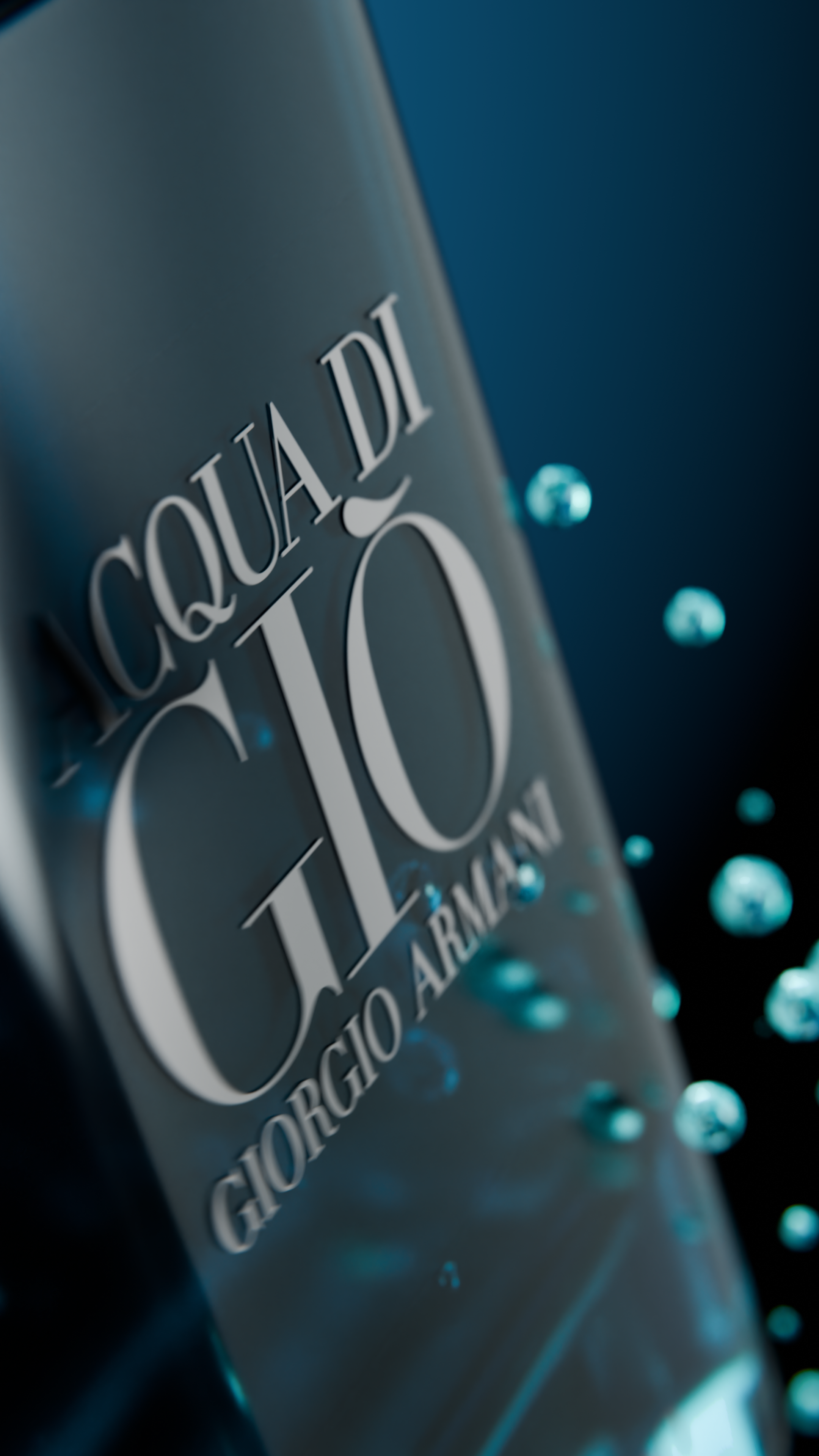 Acqua di Giò Profondo 3d animation cgi product visualization
