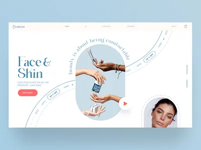Cosmetic Web UI Design cosmeticwebsite ecommercewebsite figma figmadesigner landingpage shopify shopifydesigner shopifydeveloper ui uidesigner uiinspiration uiux uiuxdesigner userexperince webdesign webdeveloper website websitedesign websitedeveloper websiteui