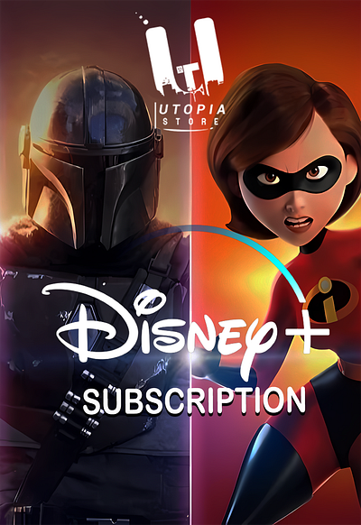 Disney+ design branding graphic design