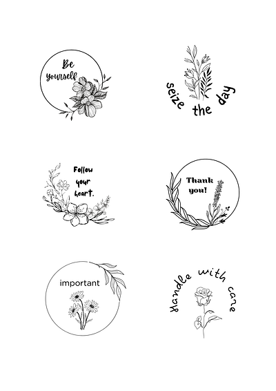 Floral Stamp Designs 🌿