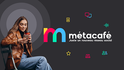 Métacafé - 2024 School project graphic design ui website