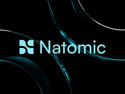 Natomic Logo branding design graphic design logo