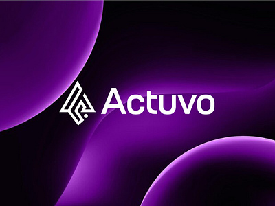 Actuvo logo branding graphic design logo