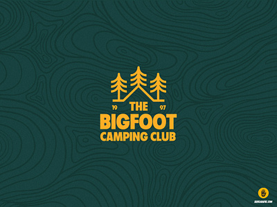 The Bigfoot Camping Club branding design graphic design illustration logo