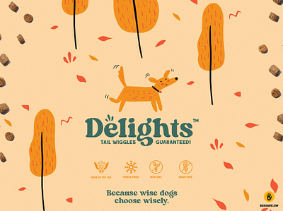 Delights branding design graphic design illustration logo typography