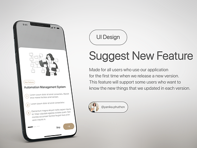 Pop-up "Suggest New Feature" UI Design suggest suggest feature suggestion ui ui design