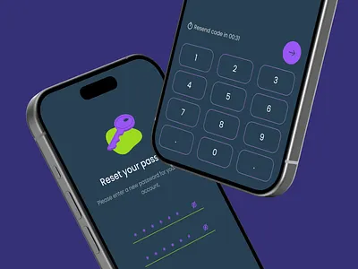 Forgot / Reset password branding dark dark mode darkmode forgot password log in login password reset password sign in sign up trend ui